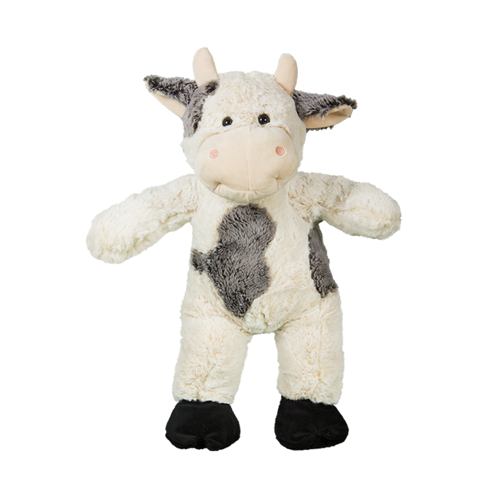 Cutie cow with soft fabric and small horns