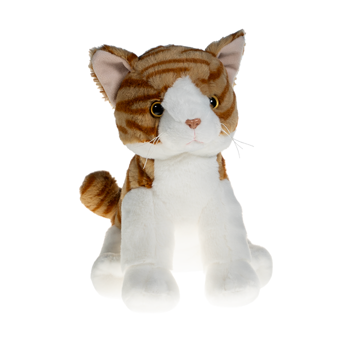 Cute orange tabby cat with yellow eyes
