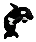 Onyx the Orca 16 inch plush toy