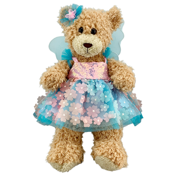 Floral Butterfly Dress w/Wings (8")
