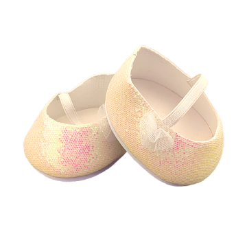 White Sparkle Dress Shoe (16")
