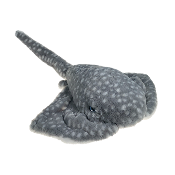 grey stingray with light grey spots