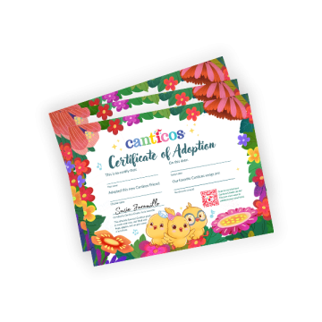 Canticos Certificate of Adoption (25pk)