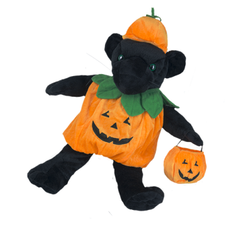 Pumpkin "Jack-O-Lantern" Outfit (16")