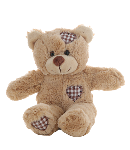 パーツアソート　lovely bear様 Brown Patches the Bear 8 inch plush toy