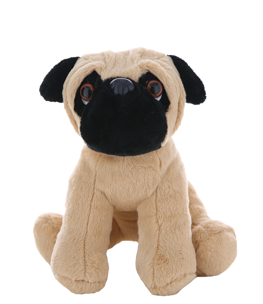 Pugsley the Pug 8 inch plush toy