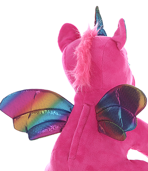 Nova the Pink Winged Unicorn 16 inch plush toy