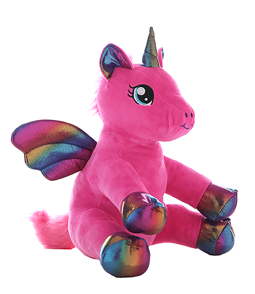 Nova the Pink Winged Unicorn 8 inch plush toy