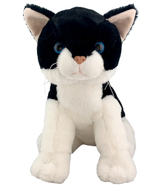 Salt N Pepper Cat 16 inch plush toy Salt N Pepper Cat 16 inch plush toy
