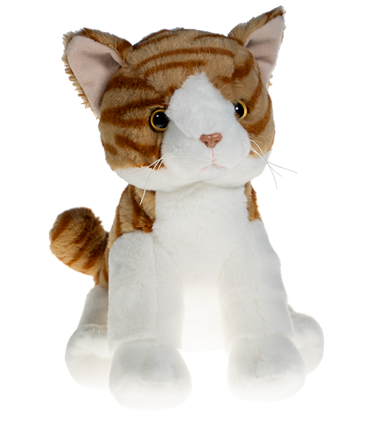 Creamsicle the Tabby Cat 16 inch plush toy