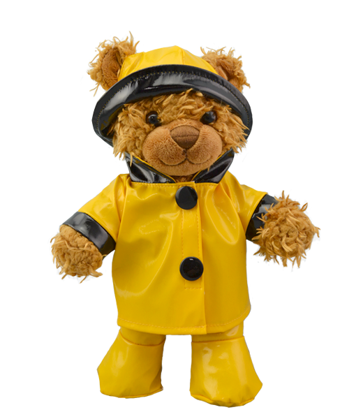 Yellow rain slicker and hat outlet