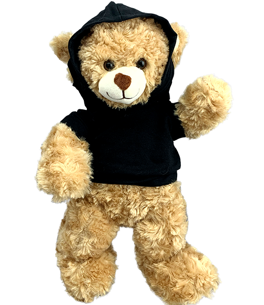 Teddy bear mens hoodie best sale