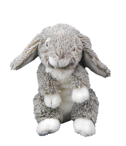 Fluffy Happy Bunny in light tones