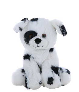 Dalmation dog with soft fur and warm brown eyes