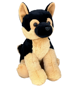 Cute german shepherd with attentive eyes
