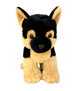 Cute german shepherd with attentive eyes