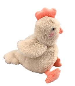 Light yellow chicken with soft fur