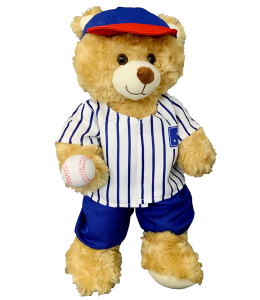 "All-Stars" Baseball Uniform w/Hat & Ball (8")