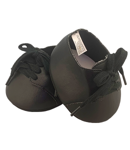 Black Lace Dress Shoes 16"