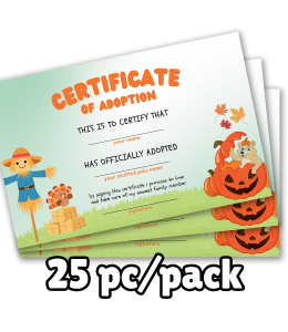 "Fall" Adoption Certificates