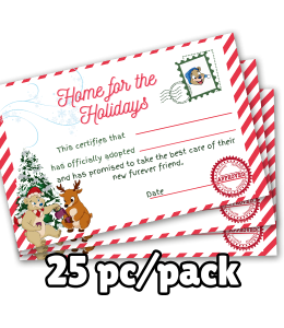 "Festive" Adoption Certificates
