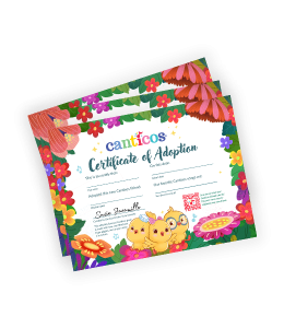Canticos Certificate of Adoption (25pk)
