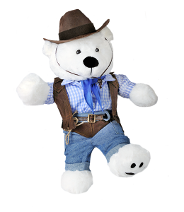 Cowboy w/Brown Cowboy Hat (16")
