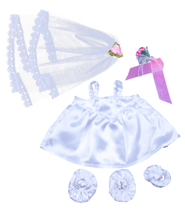 "Bride" w/Veil and Bouquet (16")