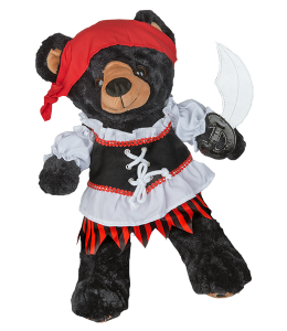 "Pirate Girl" Costume w/Sword (16")