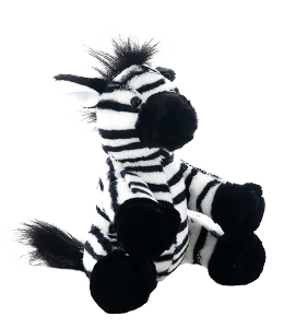 Adorable soft zebra