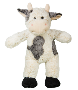 Cutie cow with soft fabric and small horns
