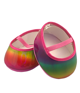 Rainbow Sparkle Shoes (16")