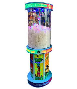 Vertical Plush stuffing machine in vibrant colors