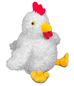 Cutest white hen plush toy
