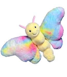 Beautiful butterfly toy in pastel colors