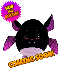 Squishie Bat in black with Purple accents