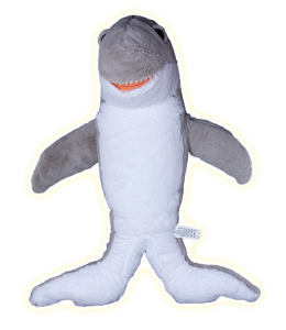 Soft shark plush toy