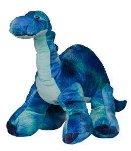 cool blue dinosaur with a slight sheen on its skin