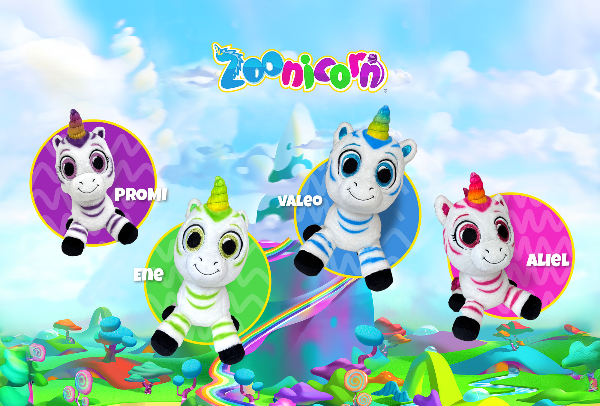 Teddy Mountain & Zoonicorn Broaden Licensing Partnership with Retail-Ready Zoonicorn Stuffies